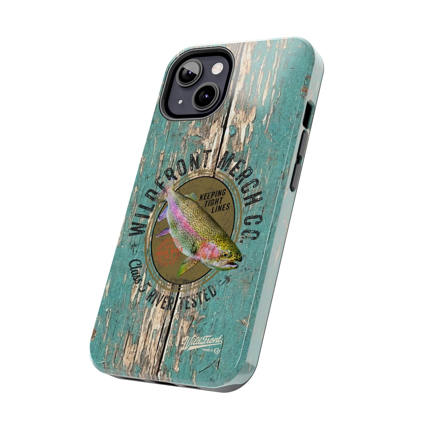 Vintage Rainbow Trout-Tough Phone Case