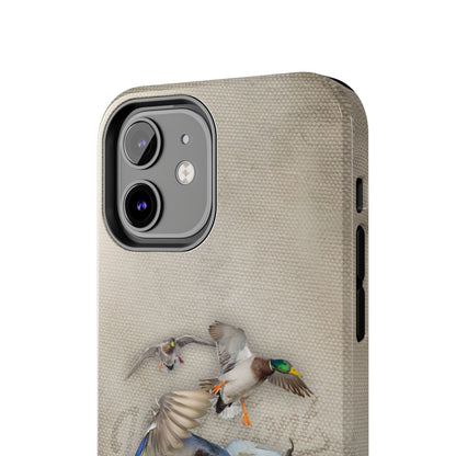 Mallards Flying-Tough Phone Case