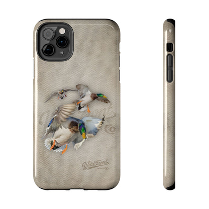 Mallards Flying-Tough Phone Case