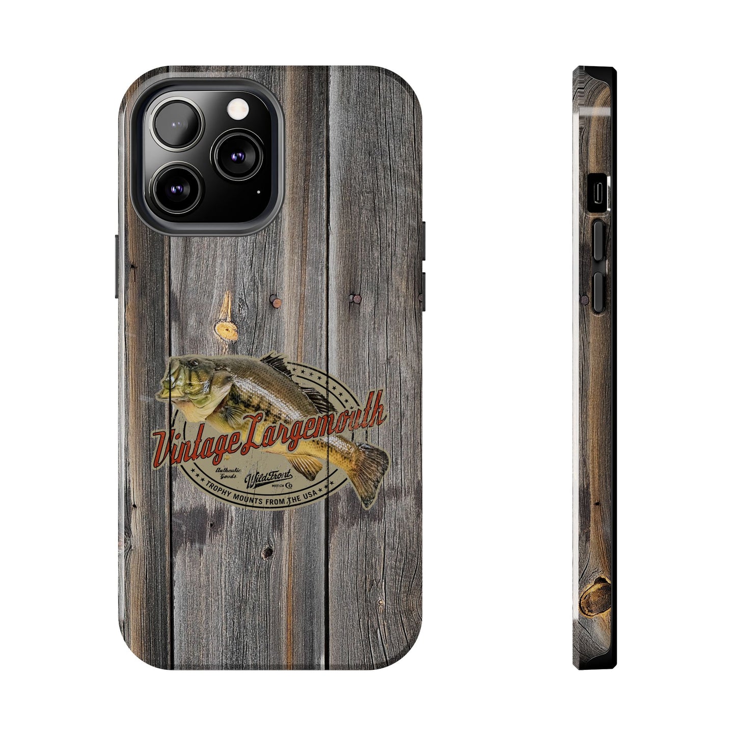 Vintage Largemouth Bass Tough Phone Cases