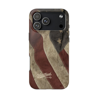 Vintage American Flag-Tough Phone Case