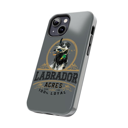 Labrador Acres Black Phone Case