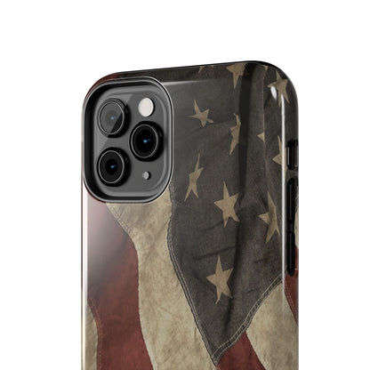 Vintage American Flag-Tough Phone Case