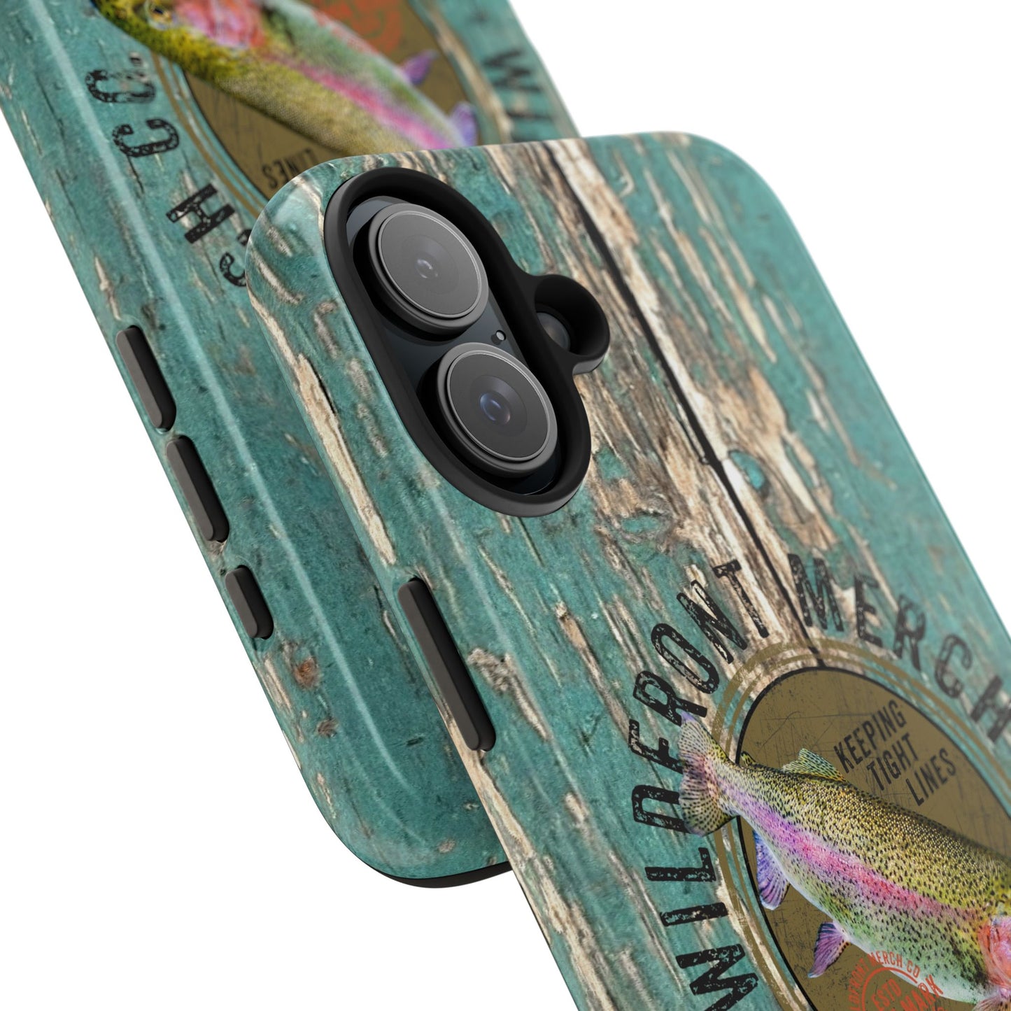 Vintage Rainbow Trout-Tough Phone Case