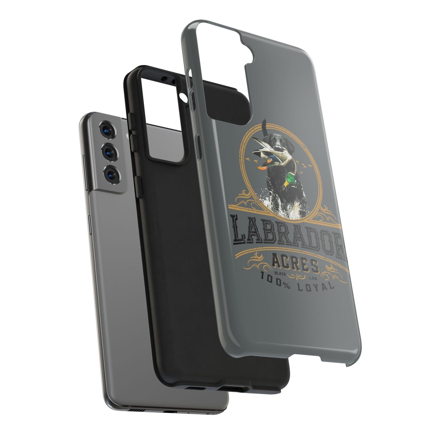 Labrador Acres Black Phone Case