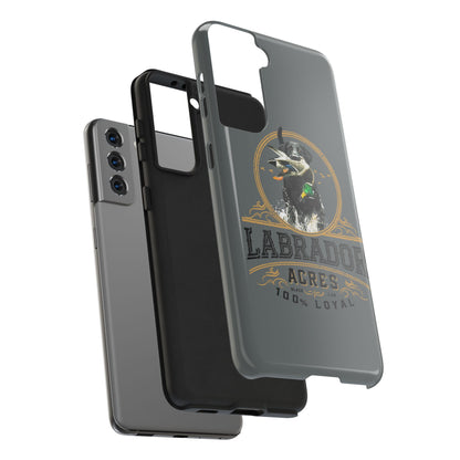 Labrador Acres Black Phone Case