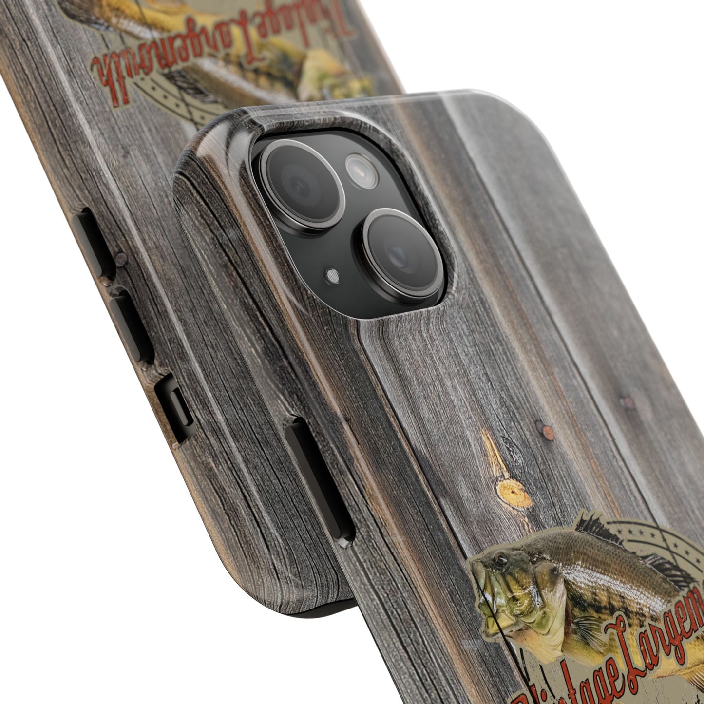 Vintage Largemouth Bass Tough Phone Cases