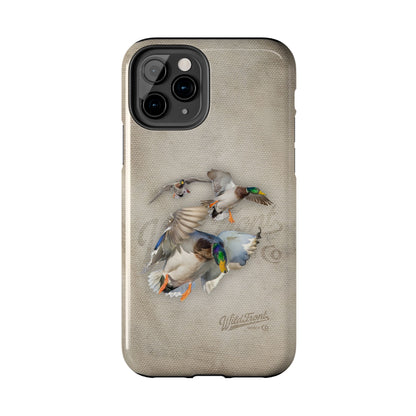 Mallards Flying-Tough Phone Case
