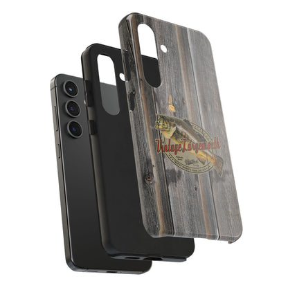 Vintage Largemouth Bass Tough Phone Cases