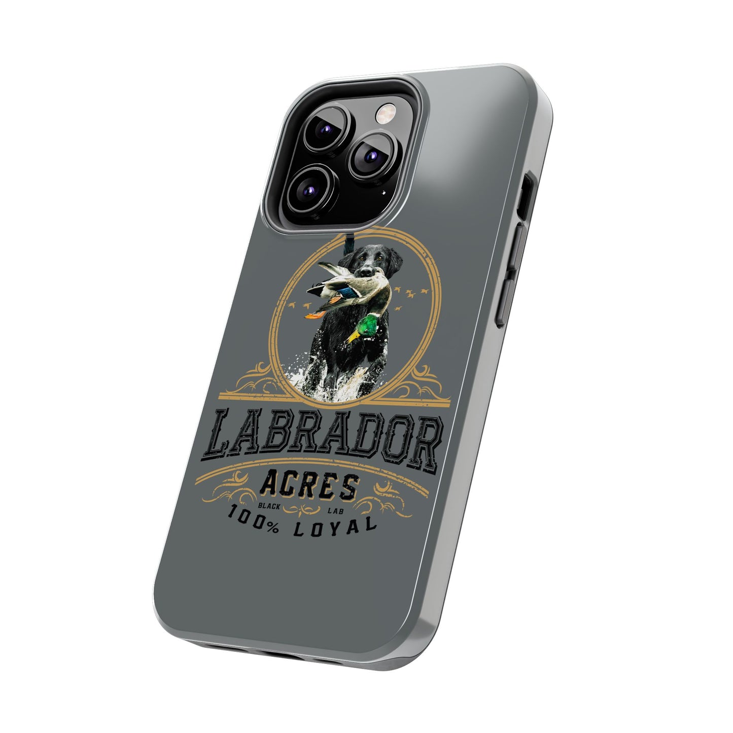 Labrador Acres Black Phone Case
