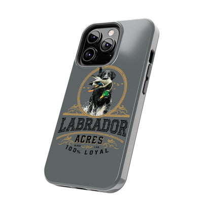 Labrador Acres Black Phone Case