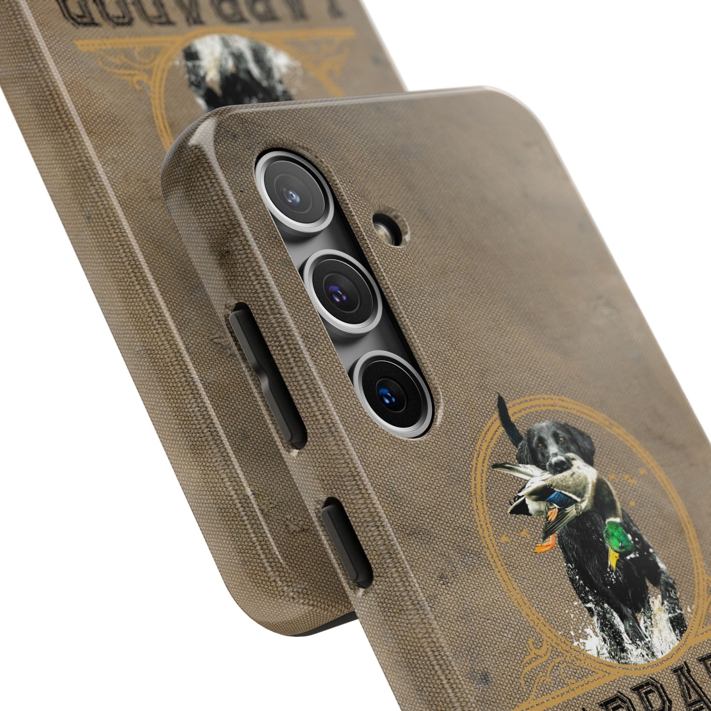 Black labrador-Tough Phone Cases