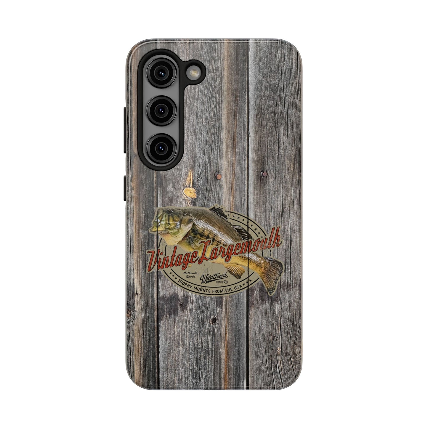 Vintage Largemouth Bass Tough Phone Cases