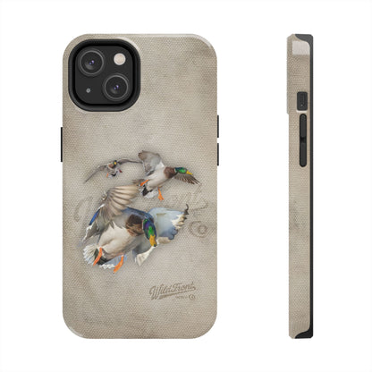 Mallards Flying-Tough Phone Case