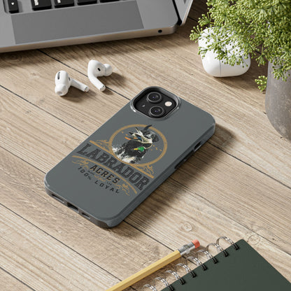 Labrador Acres Black Phone Case