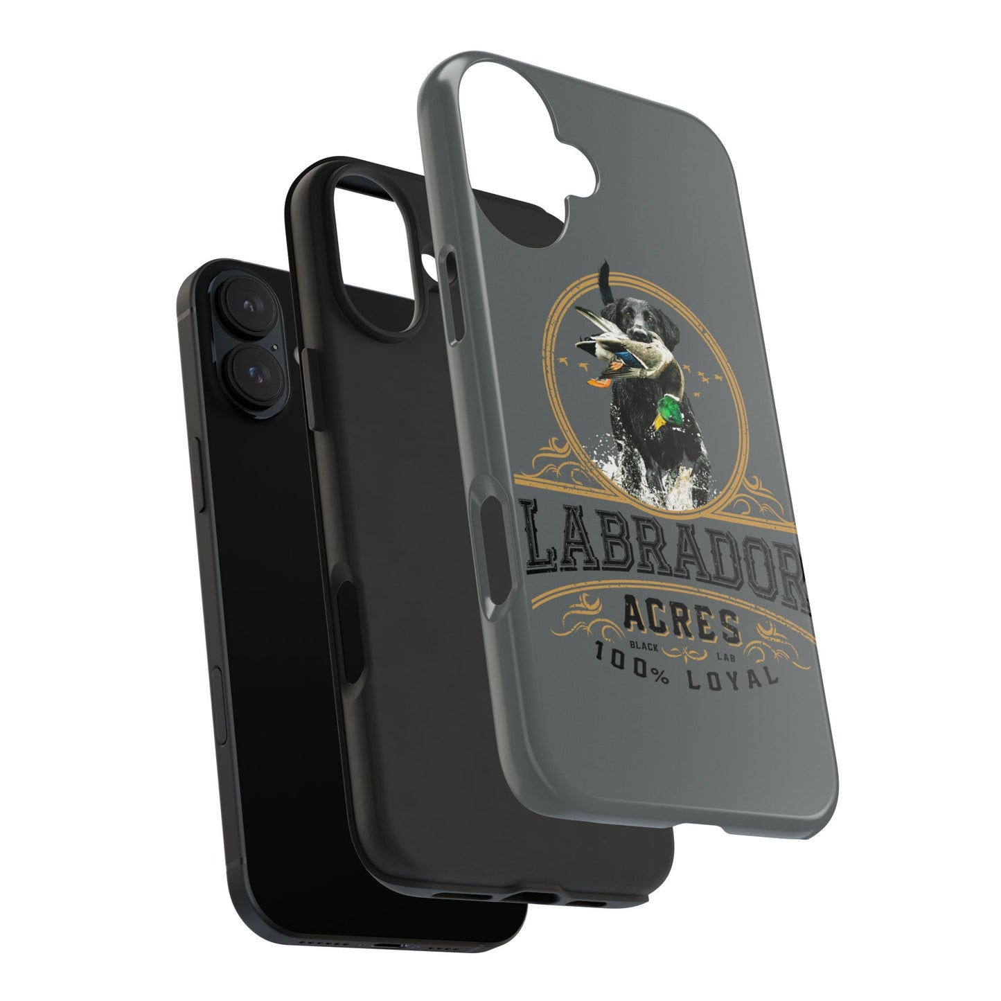 Labrador Acres Black Phone Case