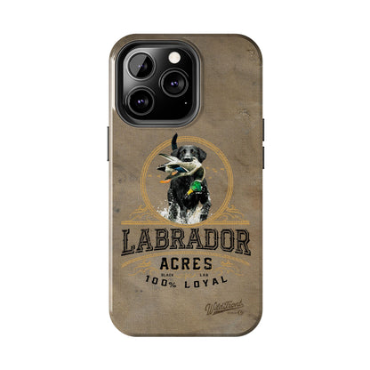 Black labrador-Tough Phone Cases