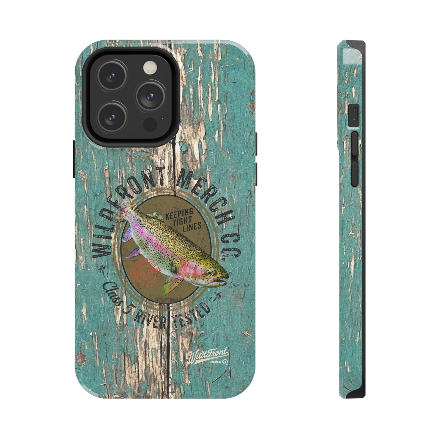 Vintage Rainbow Trout-Tough Phone Case