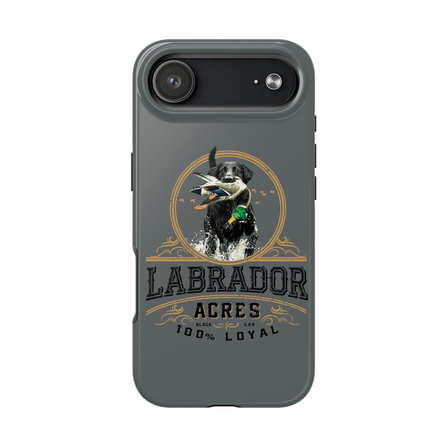 Labrador Acres Black Phone Case