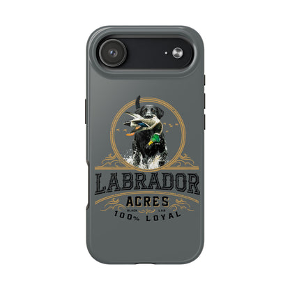 Labrador Acres Black Phone Case