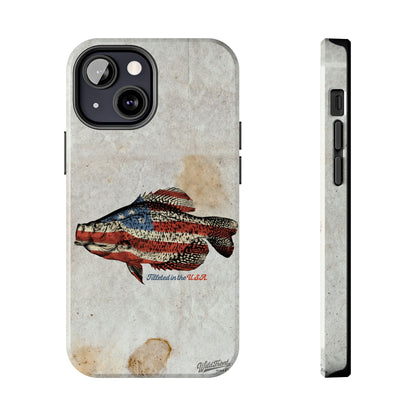 Crappie Filleted In The USA Tough Phone Cases