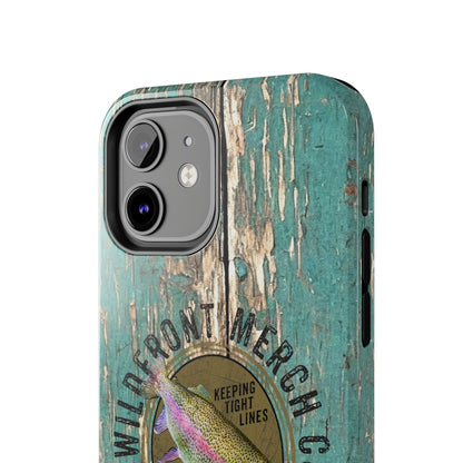 Vintage Rainbow Trout-Tough Phone Case