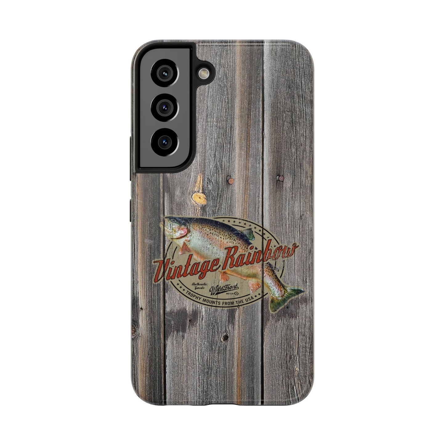 Vintage Rainbow Trout Tough Phone Cases