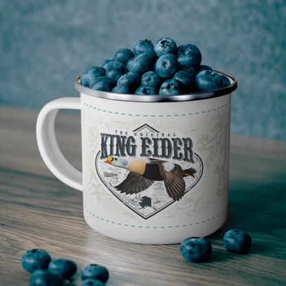 King Eider Enamel Camping Mug