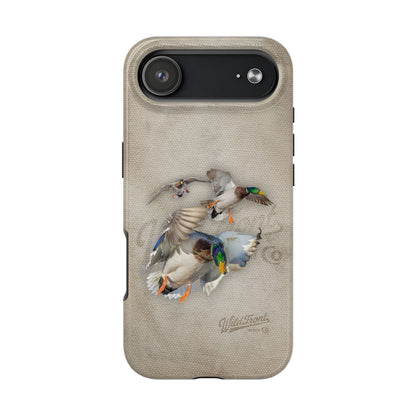 Mallards Flying-Tough Phone Case