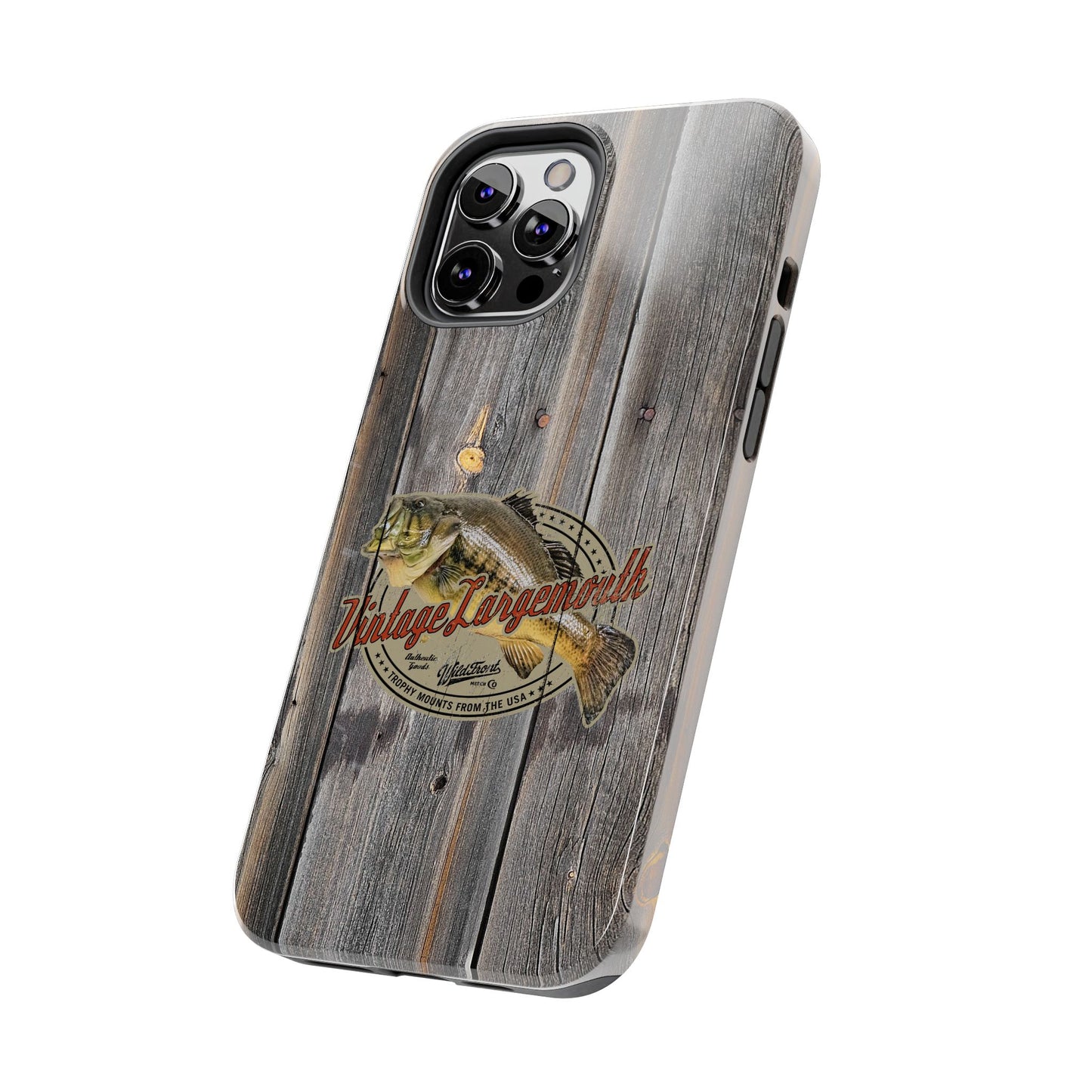 Vintage Largemouth Bass Tough Phone Cases