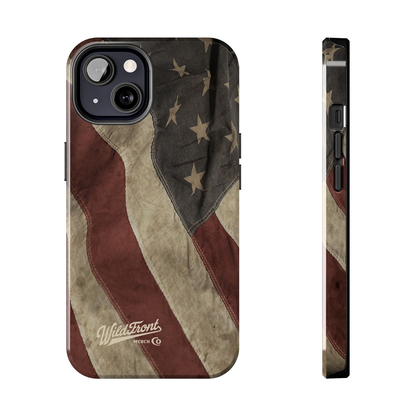 Vintage American Flag-Tough Phone Case