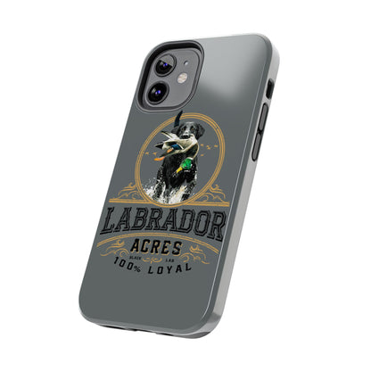 Labrador Acres Black Phone Case