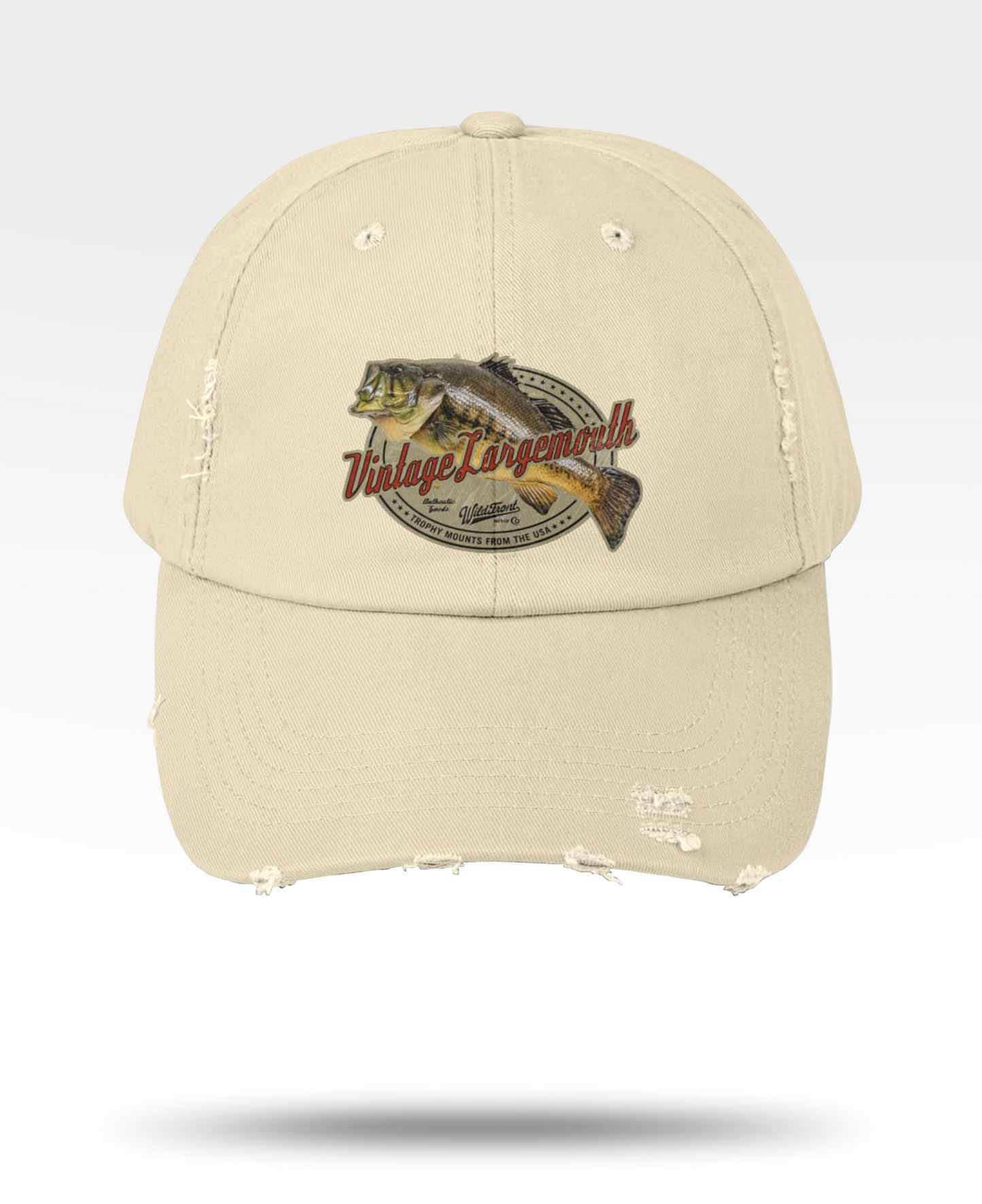 Vintage Largemouth  Distressed Cap
