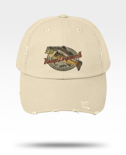 Vintage Largemouth  Distressed Cap