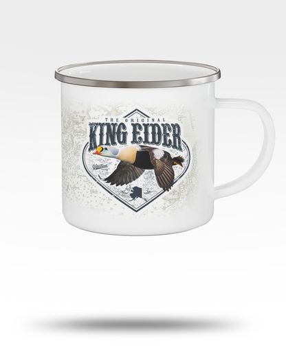 King Eider Enamel Camping Mug