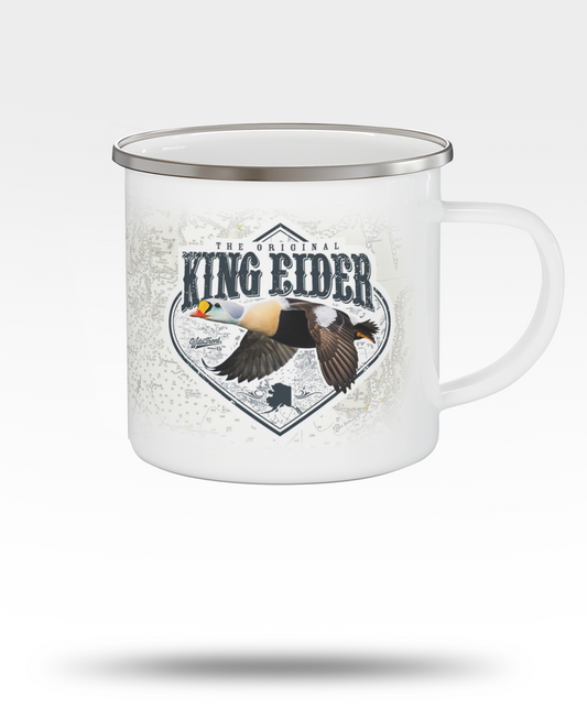 King Eider Enamel Camping Mug
