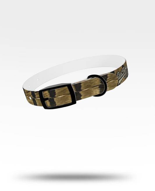 Pheasant Tail Feather Dog Collar