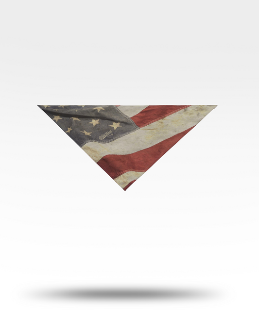 Rustic American Flag Pet Bandana