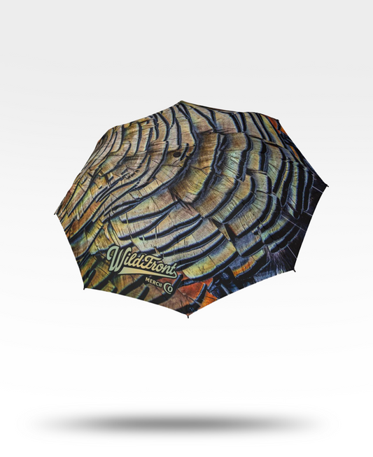 Turkey Feathers Foldable Umbrella