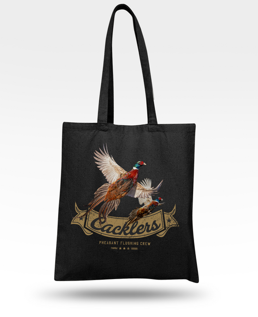 Cacklers Pheasants Cotton Canvas Tote Bag