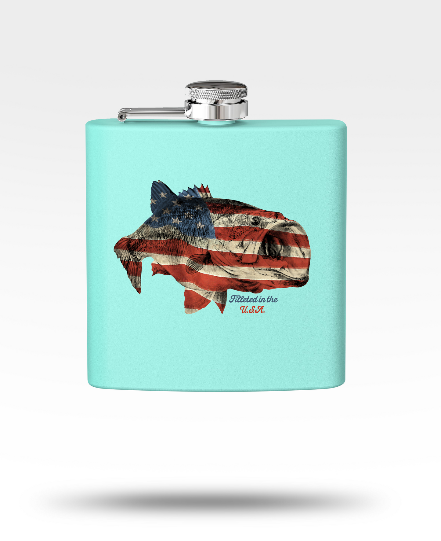 USA Largemouth Bass Stainless Steel Flask