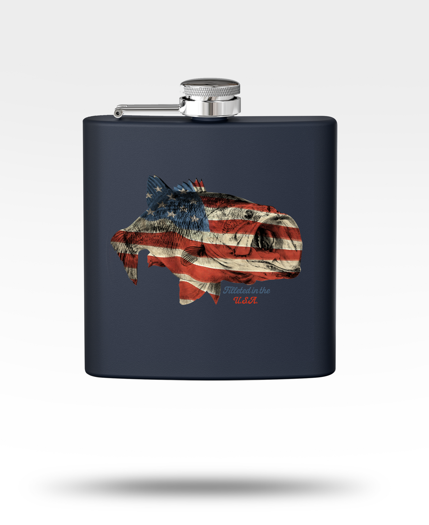 USA Largemouth Bass Stainless Steel Flask