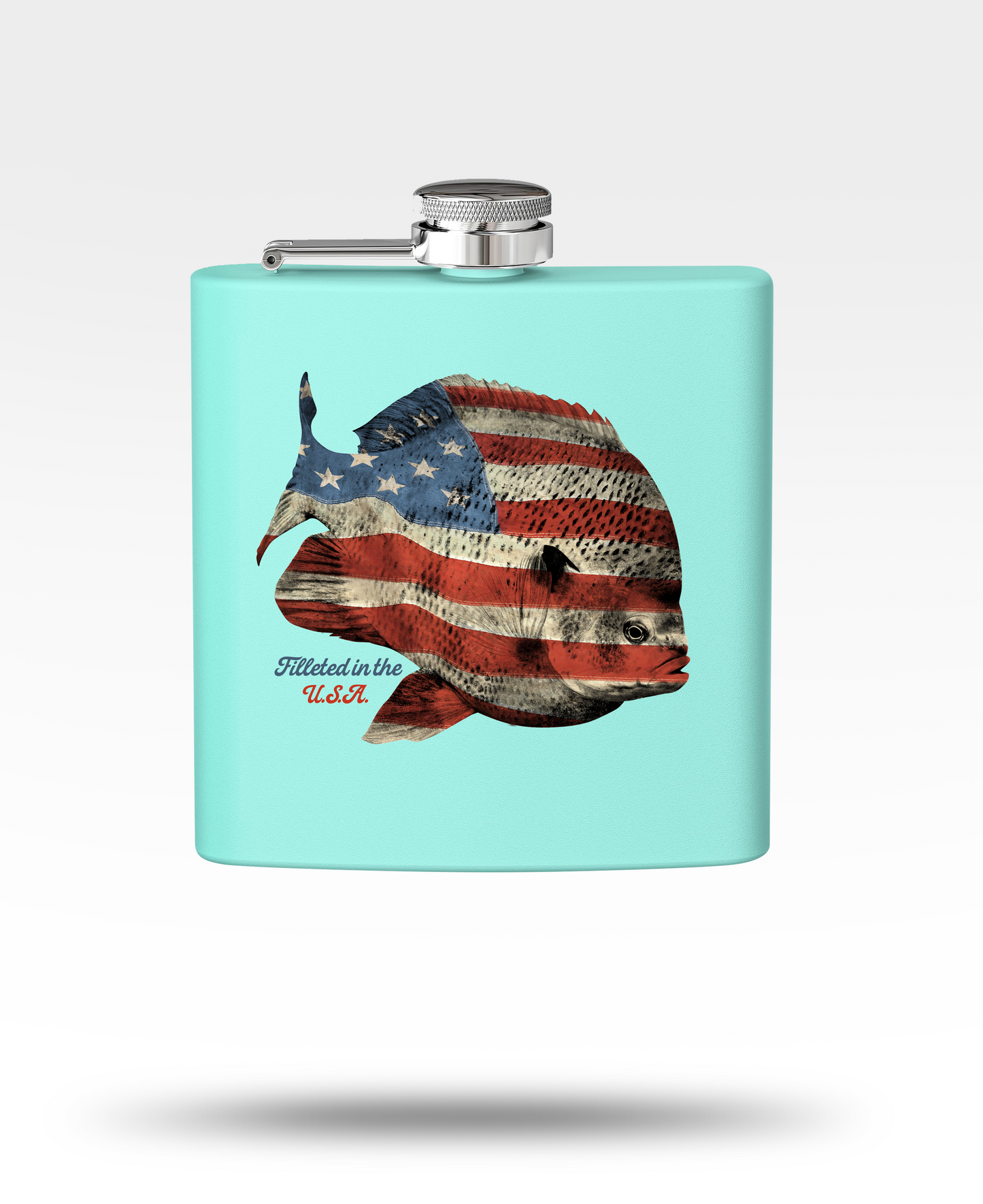USA Bluegill Stainless Steel Flask