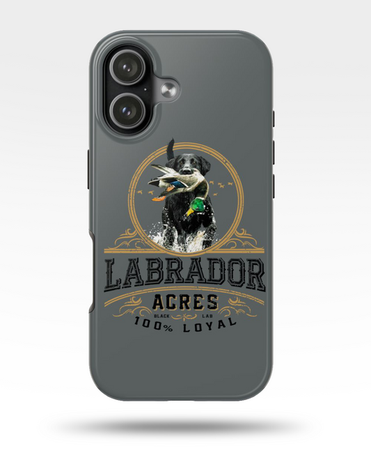 Labrador Acres Black Phone Case