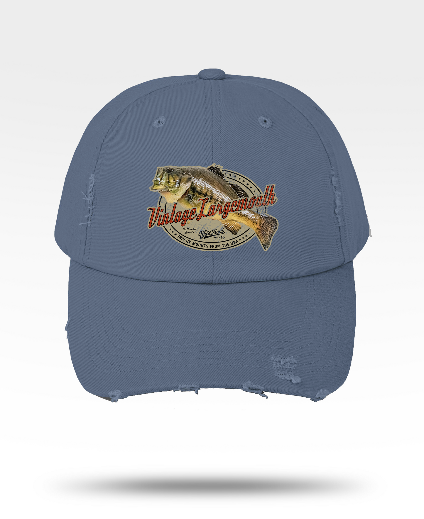 Vintage Largemouth  Distressed Cap