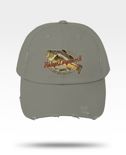 Vintage Largemouth  Distressed Cap
