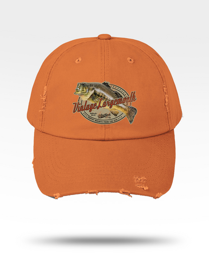 Vintage Largemouth  Distressed Cap
