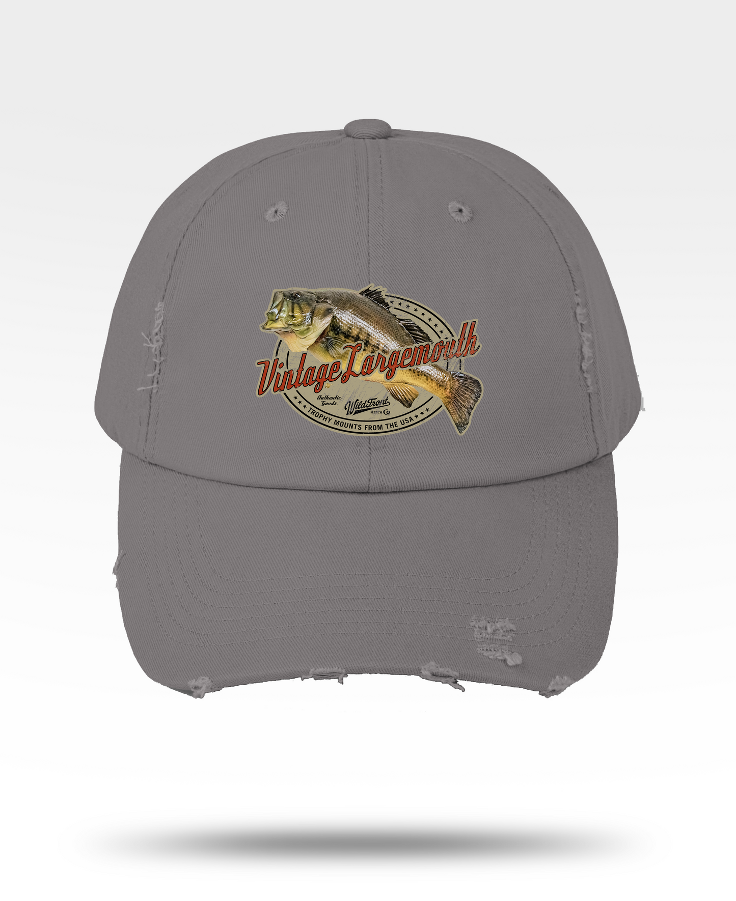 Vintage Largemouth  Distressed Cap