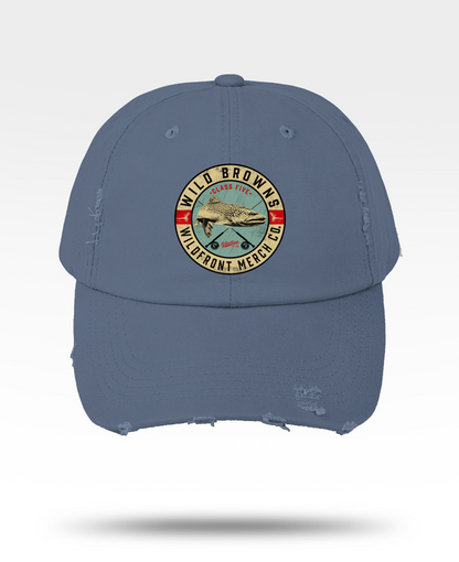 Brown Trout Unisex Distressed Cap