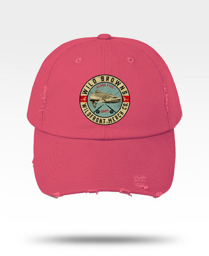 Brown Trout Unisex Distressed Cap